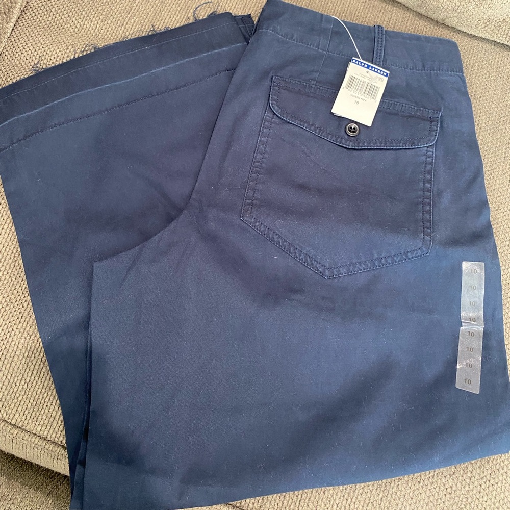Polo Ralph Lauren cargo pants new navy blue boys